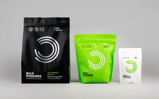 Bulk Powders运动营养补充剂 活力绿色品牌的设计美学