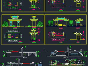 CAD设计资源库 从铁艺大门到全屋定制的专业图纸指南